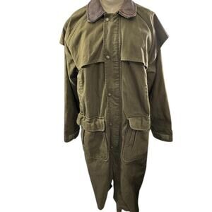 "Woolrich" VNTG Aztec Wool Lined Trench Barn Chore Horses 1883 1923 Coat SZ M‎
